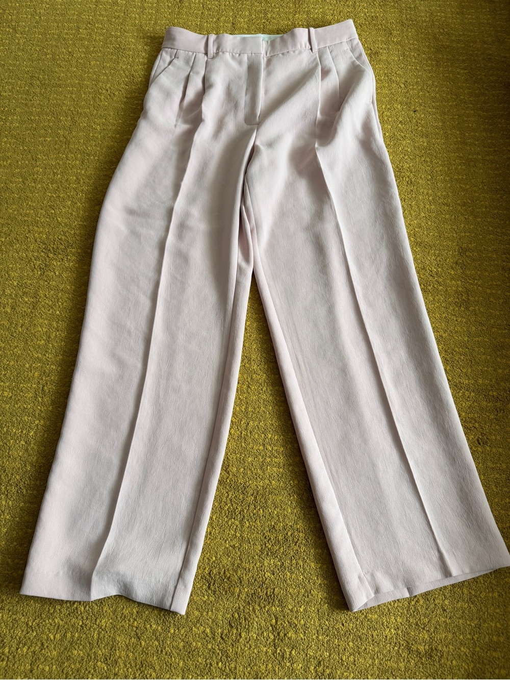 Wilfred Pale Pink Wide-Leg Trousers